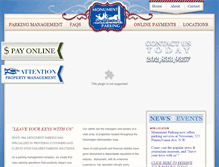 Tablet Screenshot of monumentparking.com